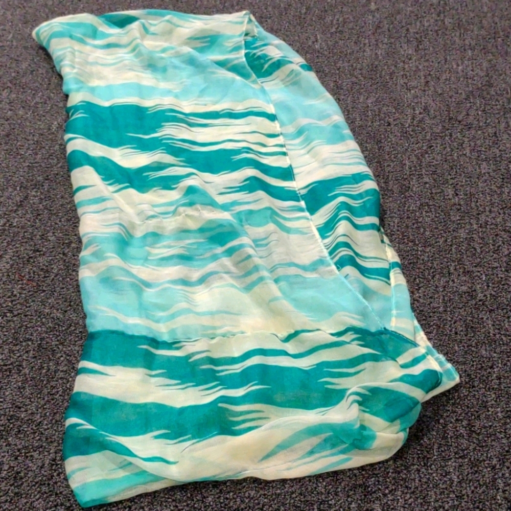 Green scarf